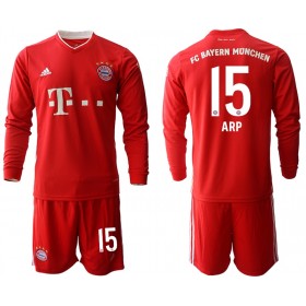 Fotbalový Dres FC Bayern Mnichov Jann-Fiete Arp 15 Dětské Domácí 2020/21 Dlouhý Rukáv